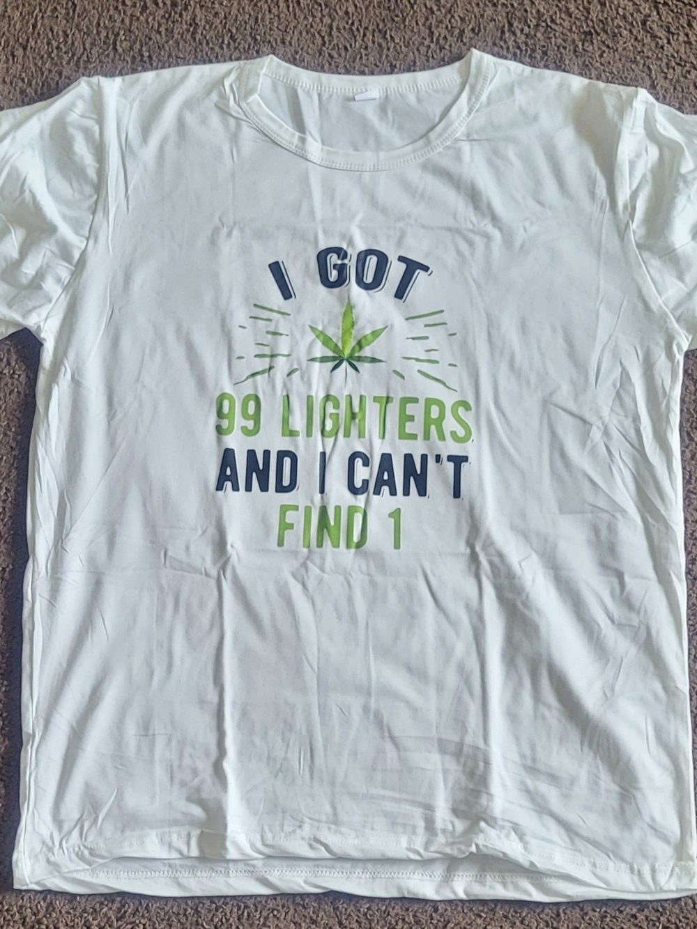 White Kids Graphic Tee - '99 Lighters'